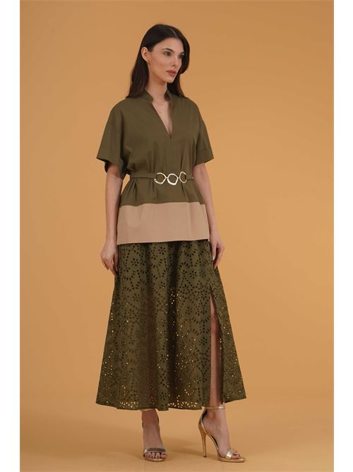 Casacca in cotone Clips | G302C535VERDE MILITARE